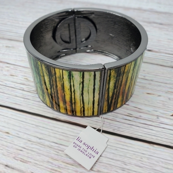 New Lia Sophia sundown stretch cuff bracelet women fashion jewelry #0169 - Picture 7 of 10
